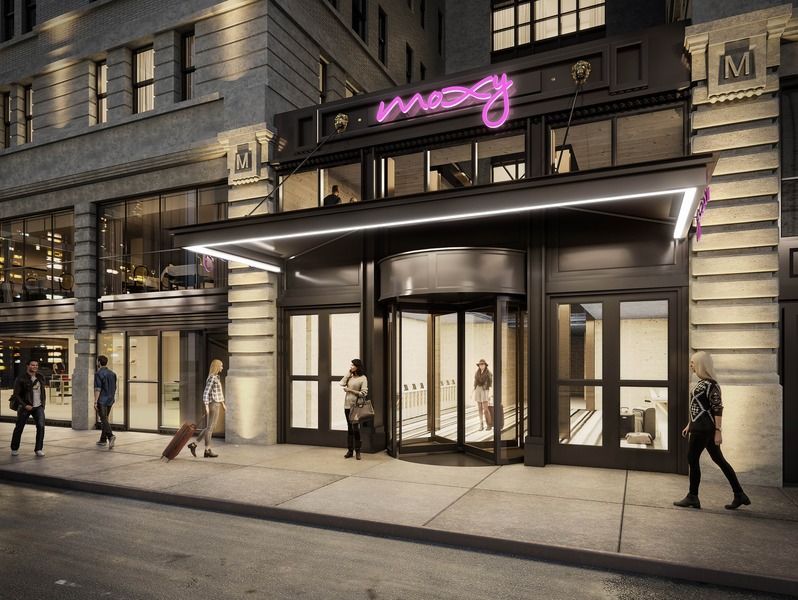 Moxy Nyc Times Square Hotel New York Exterior photo